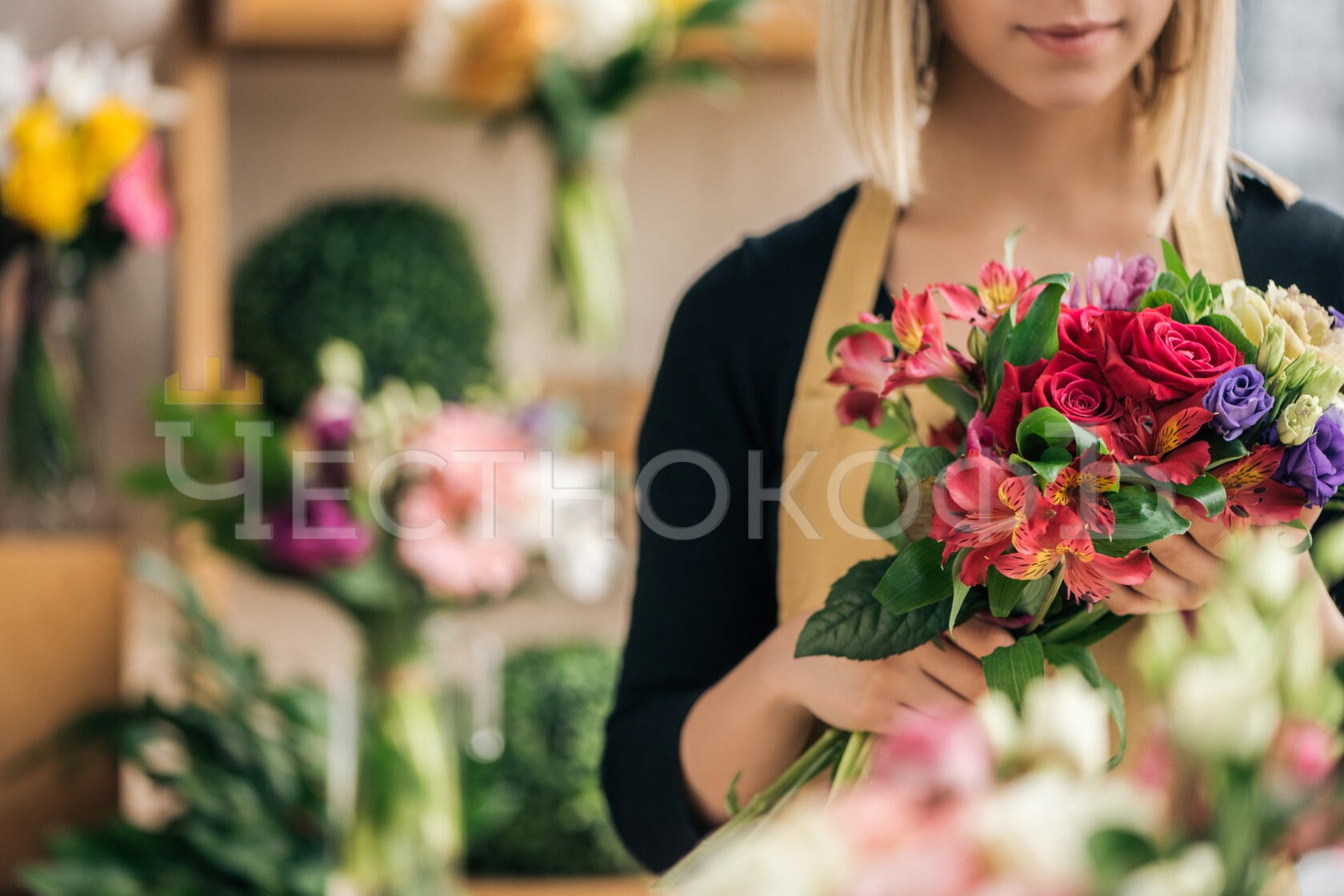 Цветочный магазин «Flower сlub» рядом с ЖК Дом на Мосфильмовской